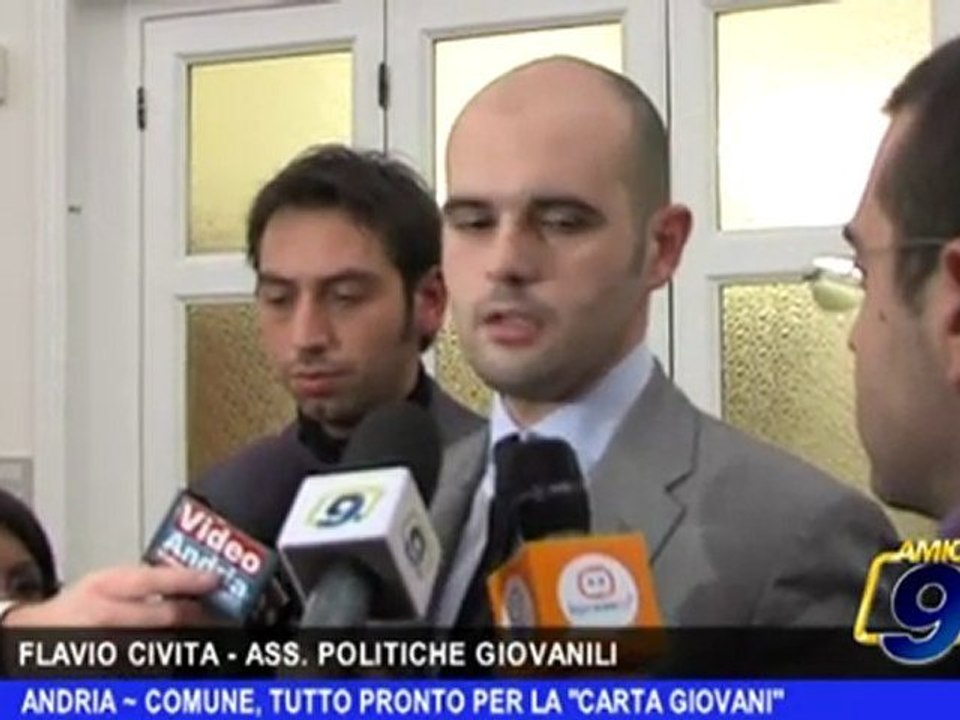 Andria | Comune, tutto pronto per la "Carta Giovani"
