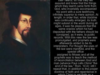 Audio / John Calvin - Need of Scripture, as a Guide and Teacher, in Coming to God as a Creator