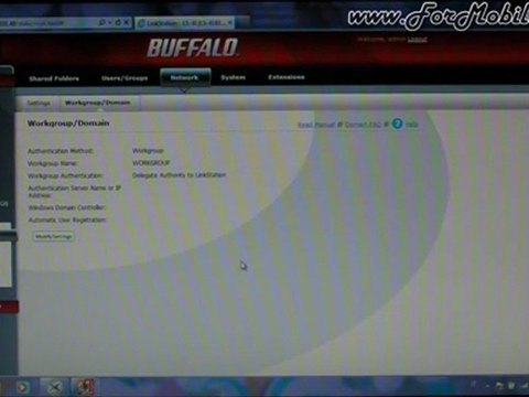 Buffalo LS-XL LinkStation Live (1 TB) - Demo software, gestione utenti e gruppi, WebAccess