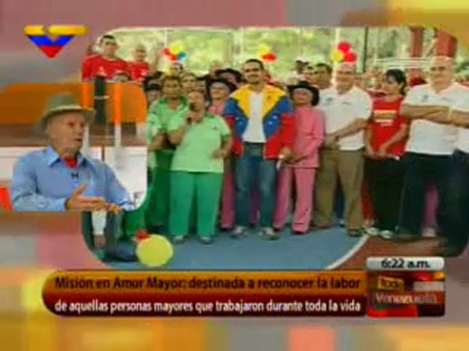 (VIDEO) Toda Venezuela Isis Ochoa ministra de Las Comunas y Mauro Gonzalez defensor de DDHH de Adultos Mayores 14.12 2011  1/3