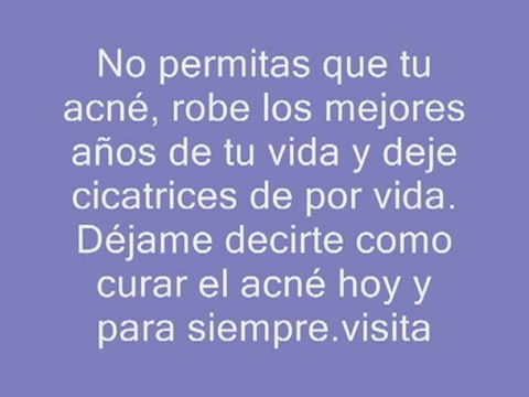 Tratamientos para eliminar el acne