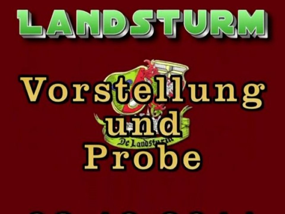 Landsturm rheinbach -  rheinbacher.de - bei der probe dabei