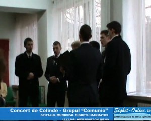 Grupul Vocal "Comunio" - Recital de colinde la Spitalul Municipal Sighet