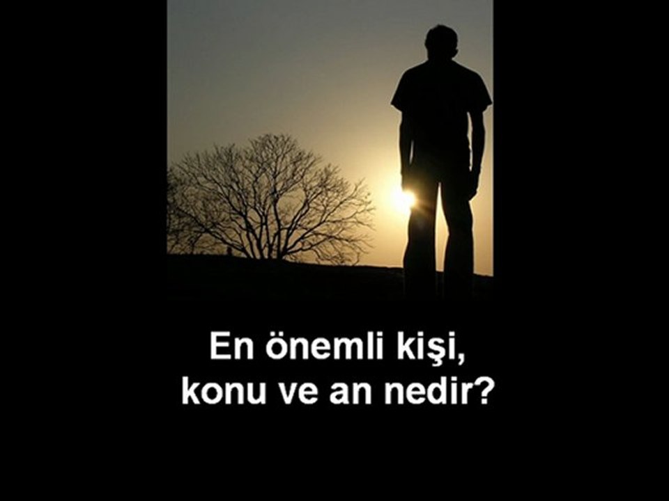 En Önemli Kişi, Konu ve An