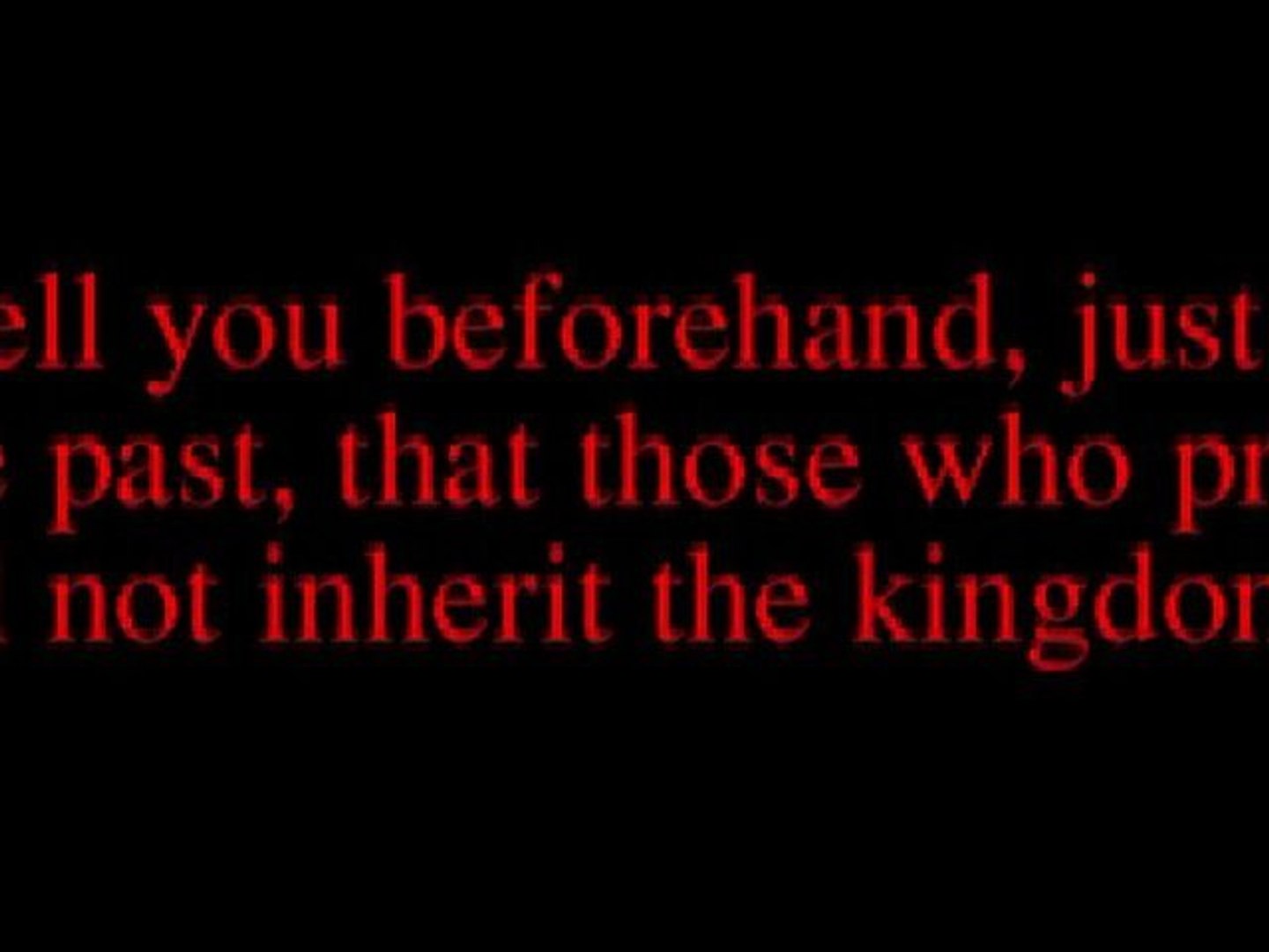 ⁣The Works of the Flesh / The Fruit of the Spirit