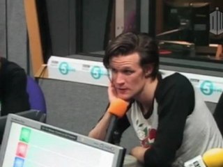 Matt Smith & Steven Moffat on Radio 2 Richard Bacon Dec 2011