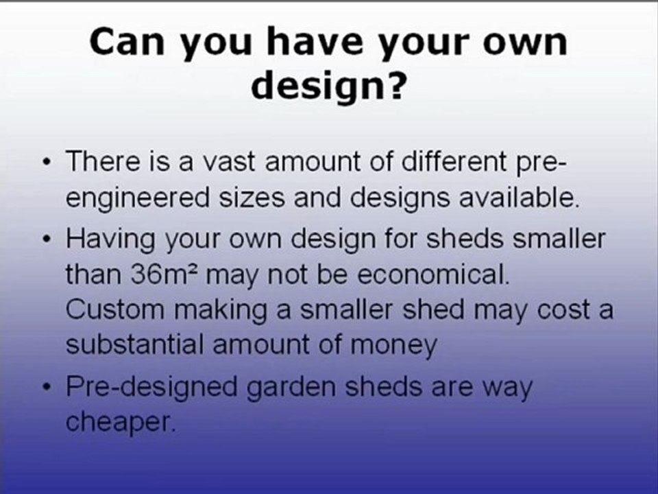 Cheap Sheds FAQ - Sizes