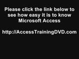 Access Training - MS Access Training - Microsoft Access ...