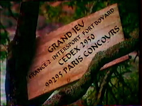 Bande Annonce Promotionne Grand jeu France 2 Intersport Fort Boyard Juillet 1994 France2