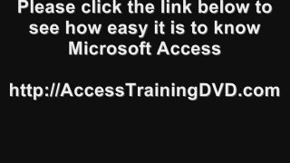 Access Classes - Microsoft Access Classes - MS Access Class