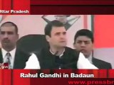 Rahul Gandhi in Badaun (U.P) Part  10