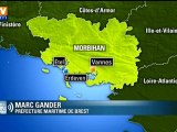 Tempête Joachim : un cargo s'échoue au sud de la Bretagne, pollution de carburant
