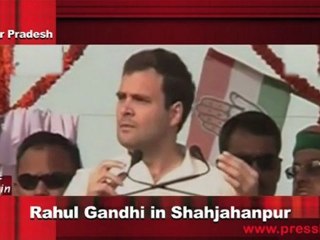 Rahul Gandhi in shahjahanpur (U.P) Part-6