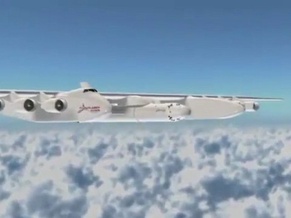 Stratolaunch, le nouvel avion lanceur de fusées