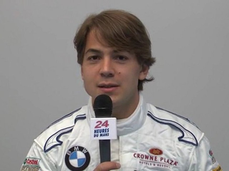 24 Heures du Mans 2011, interview de Augusto Farfus pilote de la BMW M3 GT n°55