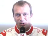 24 Heures du Mans 2011, interview de Anthony  Beltoise pilote de la Ferrari F458 Italia n°58