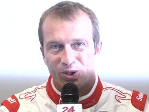 24 Heures du Mans 2011, interview de Anthony Beltoise pilote de la Ferrari F458 Italia n°58