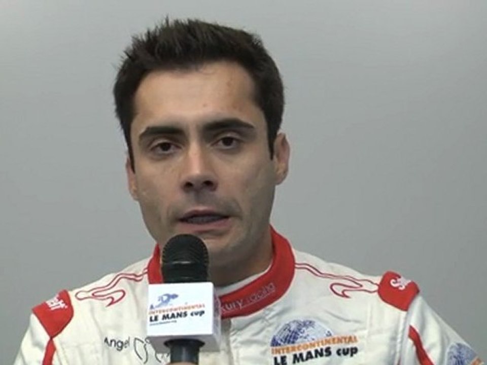 24 Heures du mans 2011, interview de Jaime Melo pilote de la ferrari F458 Italia n°59