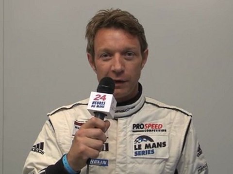 24 Heures du Mans 2011, interview de Marc Goossens pilote de la Porsche 911 GT3 RSR n°75