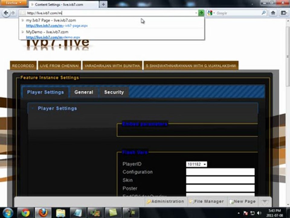 Webcasting