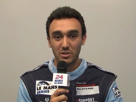 24 Heures du Mans 2011, interview de Abdulaziz Al Faisal pilote de la Porsche 911 GT3 RSR n°88