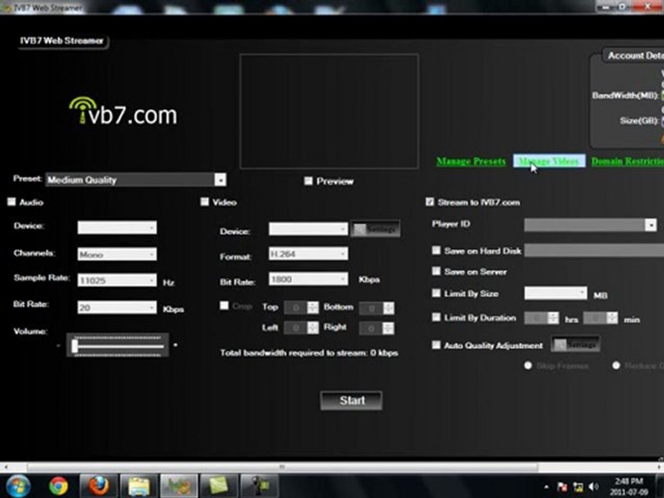 Webcasting