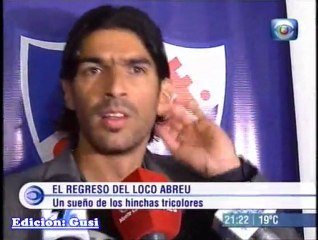 El regreso del Loco Abreu