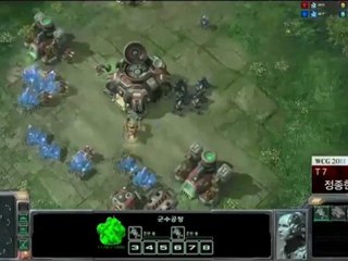 SC2 : MKP taunt MVP avec un command center bien placé