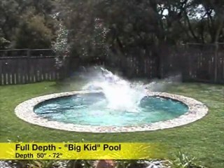 La piscine qui se cache sous le sol
