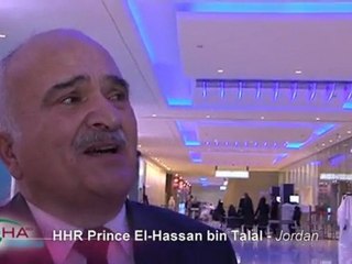 Interview HHR Prince El-Hassan bin Talal at the 4th UNAOC Forum