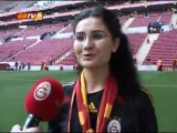 GS - Eskişehirspor Maç Taraftar Sahaya İniyor
