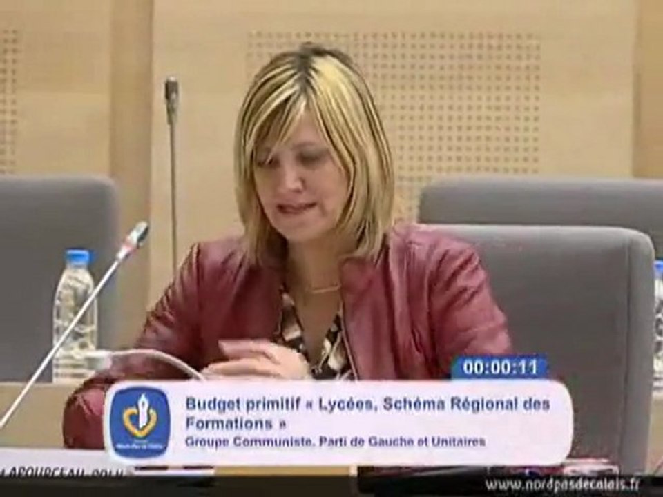 Intervention Cathy Apourceau-Poly budget primitif lycees 14-12-11