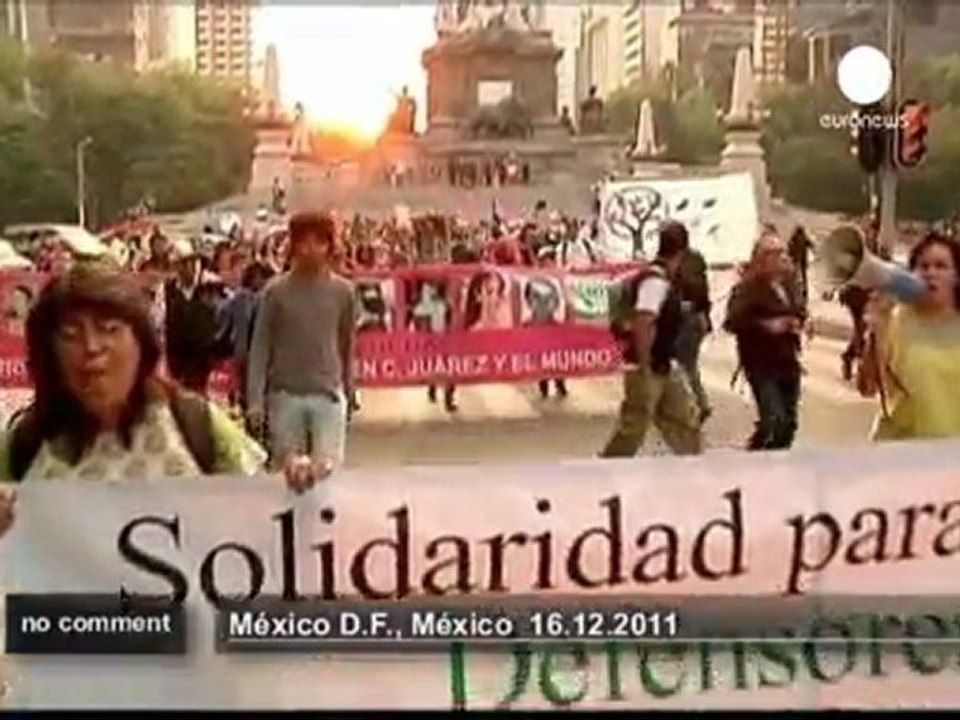 Mexico: protest for justice - no comment