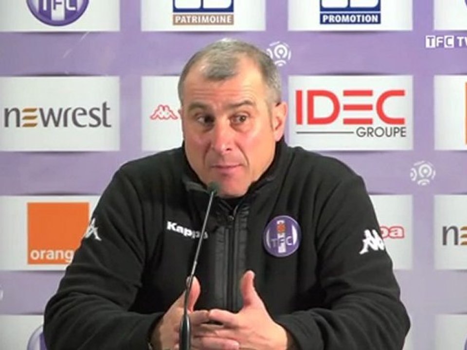 Alain CASANOVA en conférence de presse