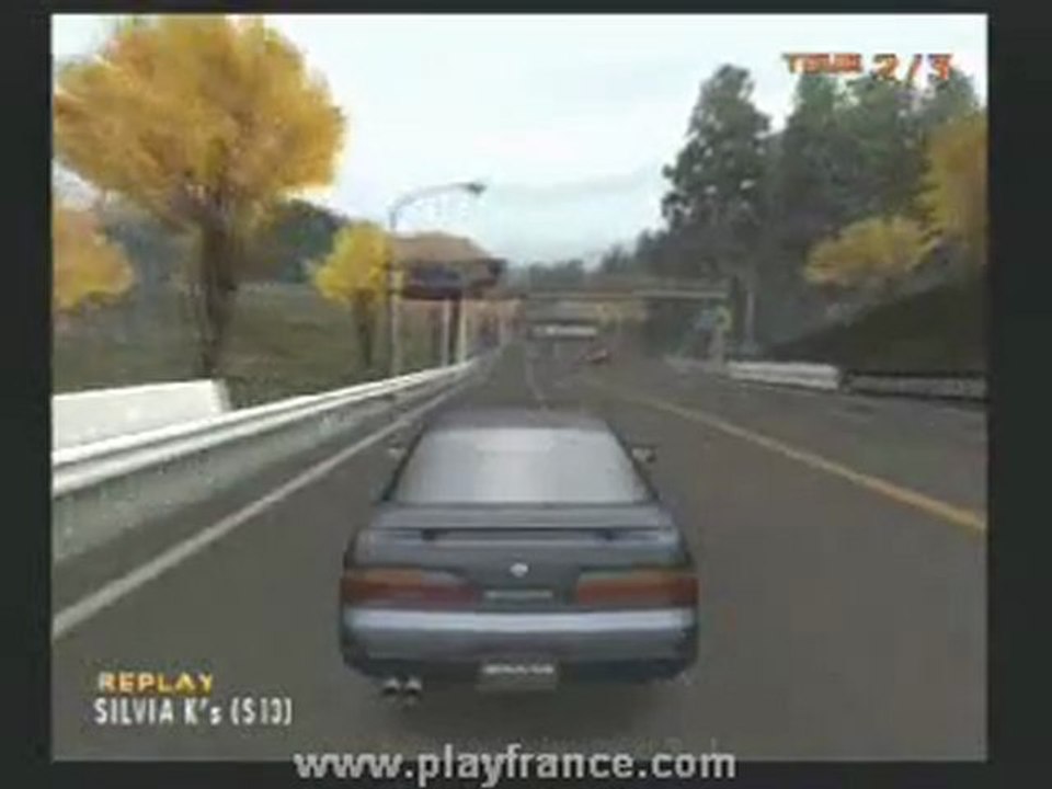 Enthusia Professional Racing (PS2) - Une vidéo montrant un replay du jeu.