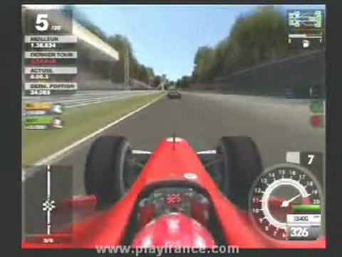 Formula One 05 (PS2) - Une course à Monza au volant d’une Ferrari!