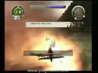 Heroes of the Pacific (PS2) - Mission d'assistance au commando libérateur !