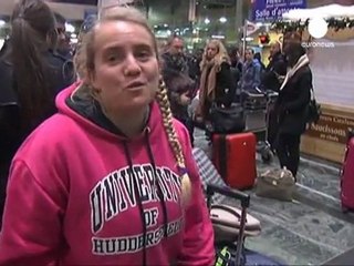 Video herunterladen: Il maltempo si abbatte sul nord-ovest europeo