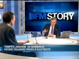 Info BFMTV : 220.000 foyers toujours privés d’électricité