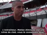 Trezeguet, ses premiers mots à River Plate