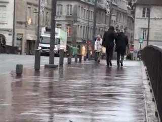 Images terribles ! La grande tempête Joachim qui dévasta Besançon ! 16-12-2011 n'oublions pas.