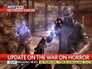 War on Horror: gore on Live Evening News