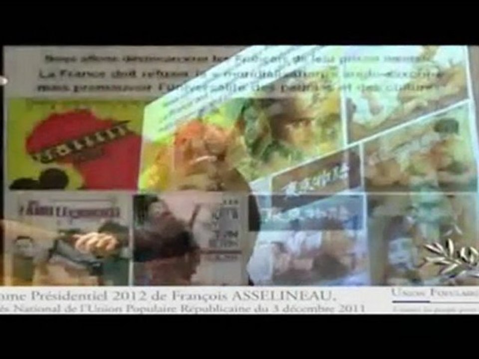 François ASSELINEAU Hollywood et les Médias - Présidentielles - Nogent 2012