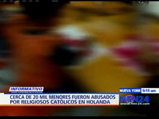 Descargar video: Cerca de 20.000 niños fueron abusados por religiosos católicos en Holanda, según Comisión independiente