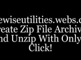 Unzip files windows 7 for free; easy way to zip and extract files program