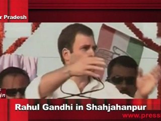 Rahul Gandhi in Shahjahanpur (U.P) Part-9