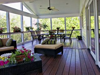 Screen Porch Construction in Potomac, Maryland
