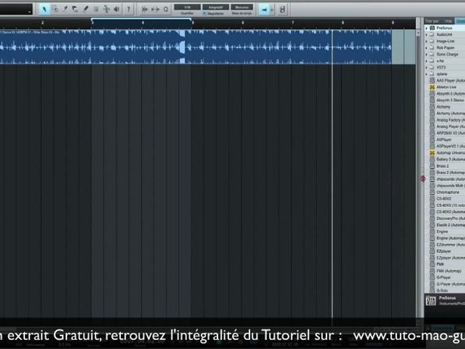 TUTO MAO : Studio One Pro V2 Partie 1