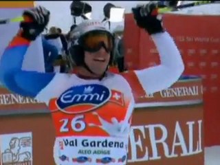 Val gardena, Super G - Feuz batte Svindal