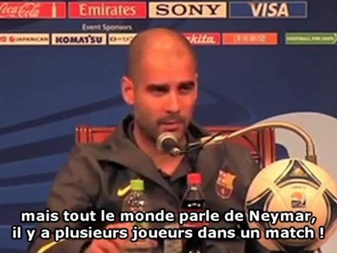 Guardiola et Fabregas à propos de Neymar